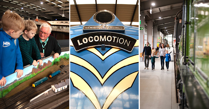 Locomotion railway museum in Shildon, County Durham